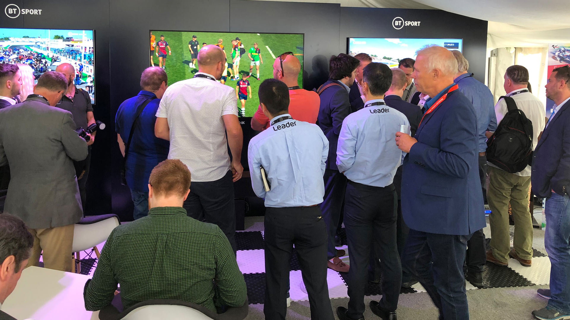 Leader LV5900 HD/4K/8K monitors BT Sport Live 8K broadcast into IBC2019