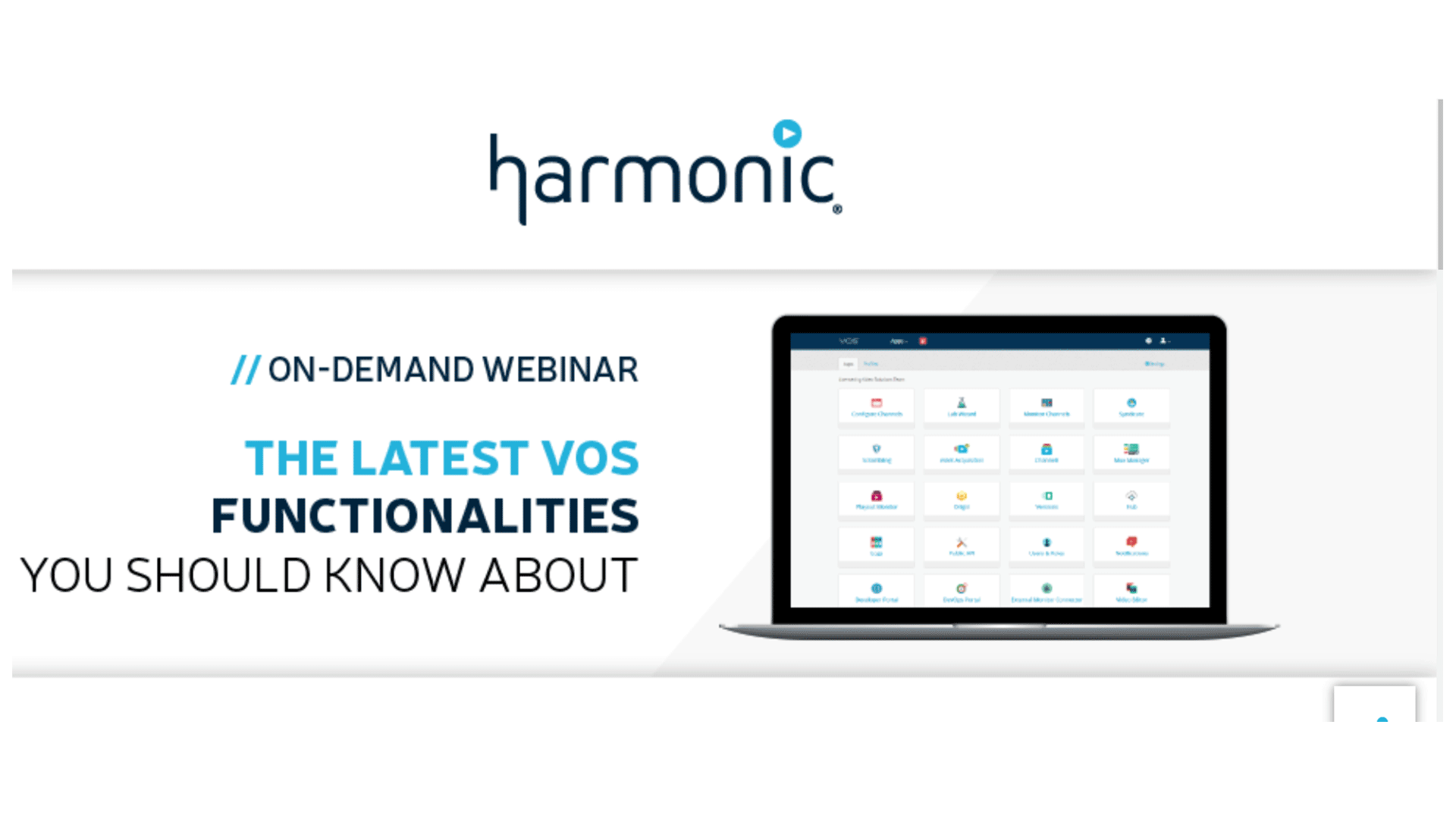 Harmonic Announces Powerful Innovations for its VOS SaaS Summer 2020 Release