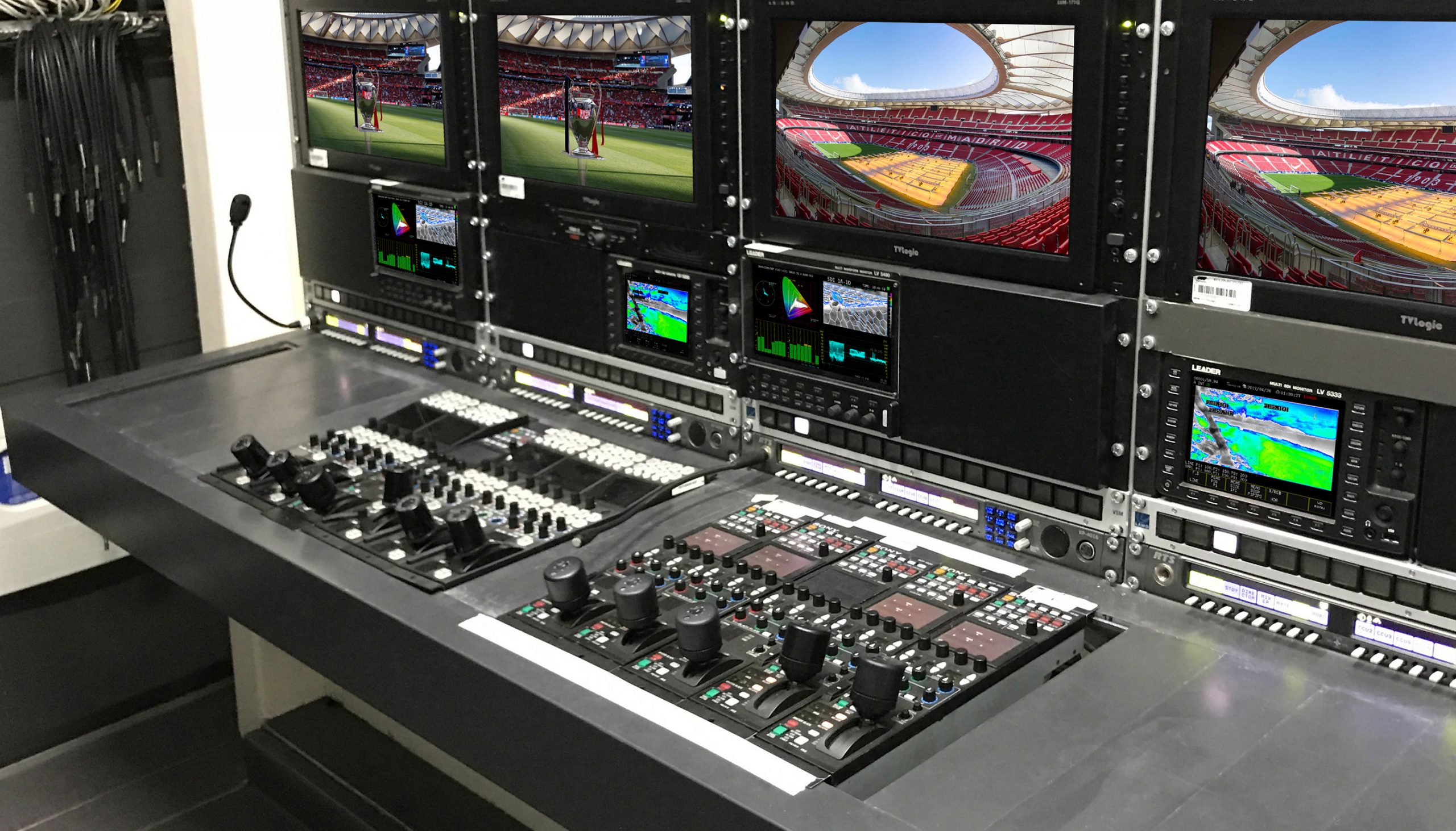 Leader test instruments keep Mediapro OBs on track