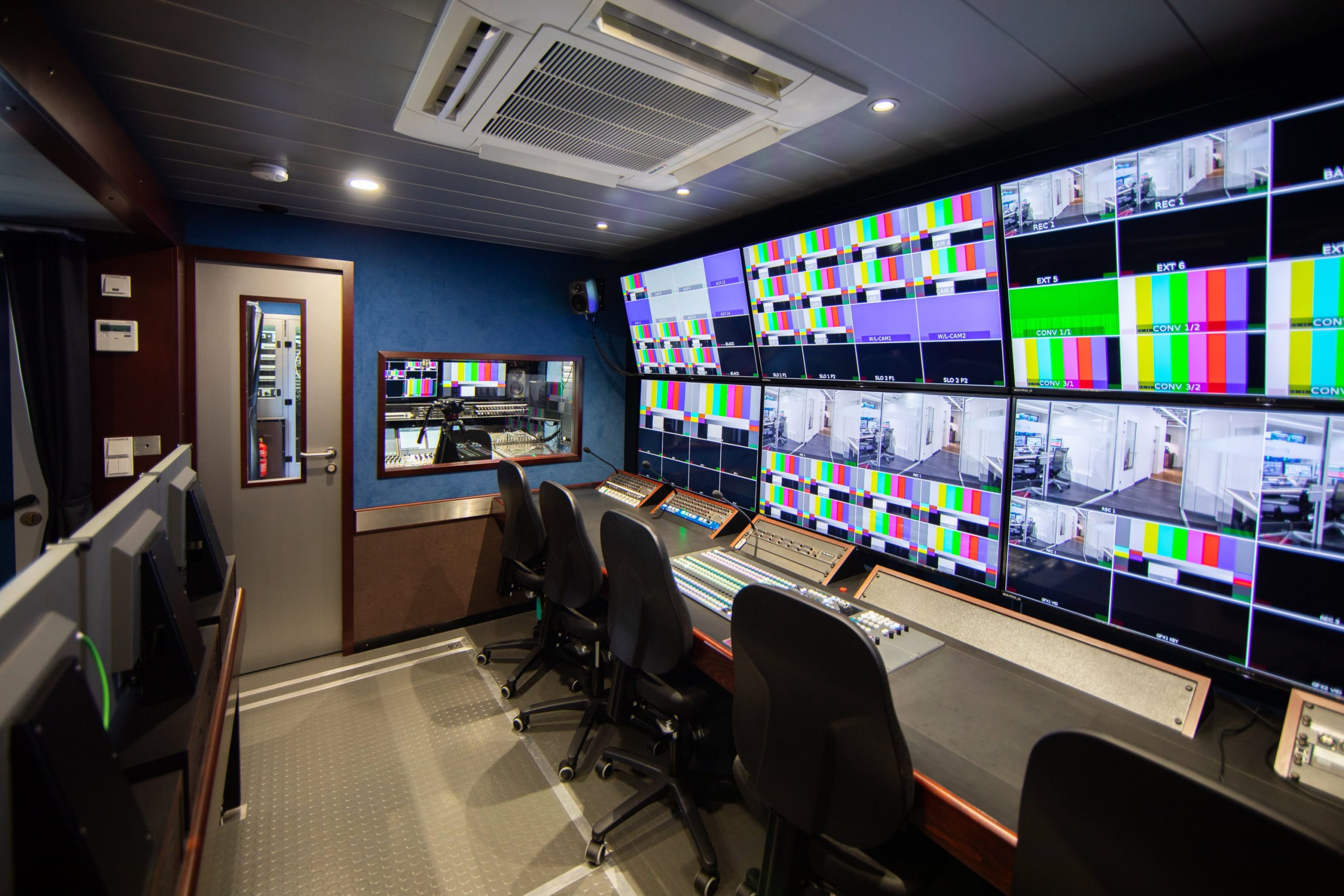 First S12T OB Van for Rwanda Broadcasting Agency features Lawo mc²56 ...