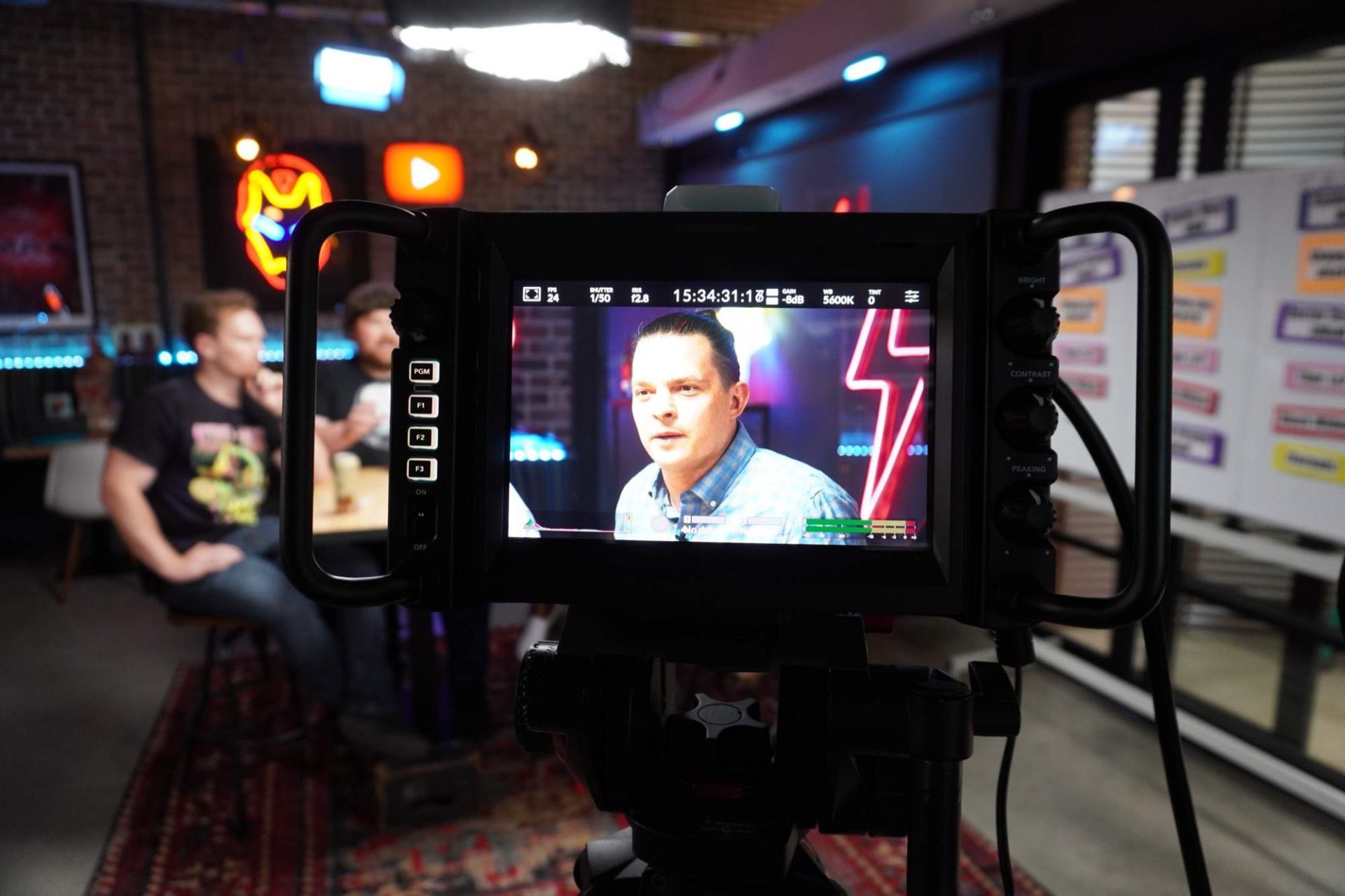 Daily Talk Show The Breakroom Captured and Live Streamed with Blackmagic Studio Camera 4K Pro