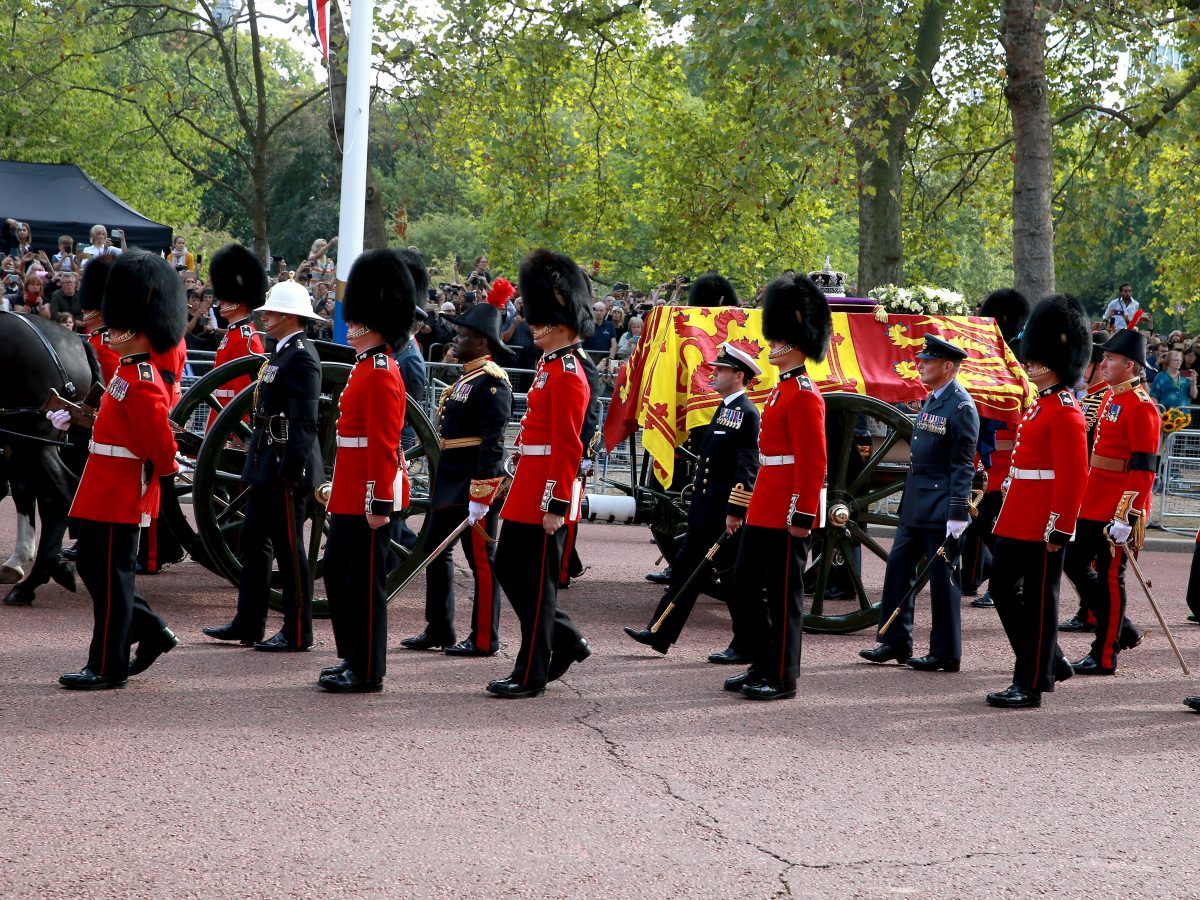 Image from the queen's funeral.