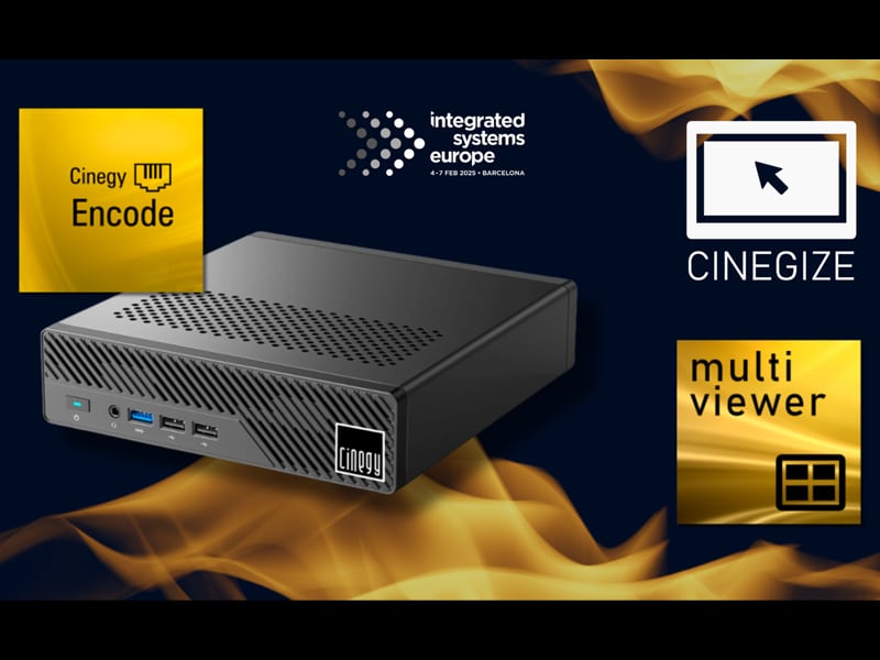 Cinegy Makes ISE 2025 Debut with Professional Video Solutions for Pro AV Market
