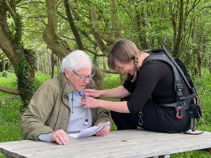 ELLIE WILLIAMS and Sir David Attenborough