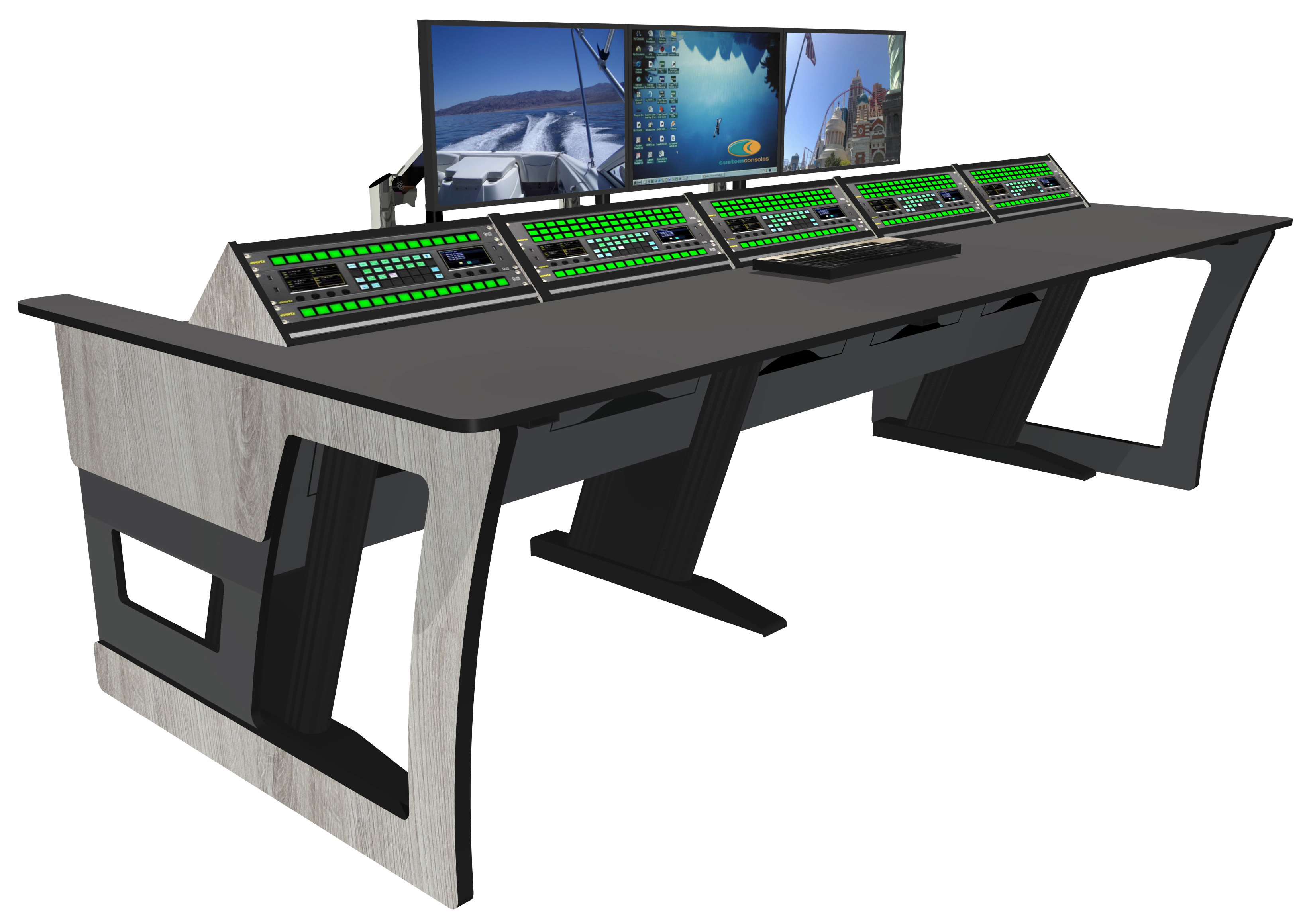 Custom Consoles reports demand in broadcast control rooms and edit