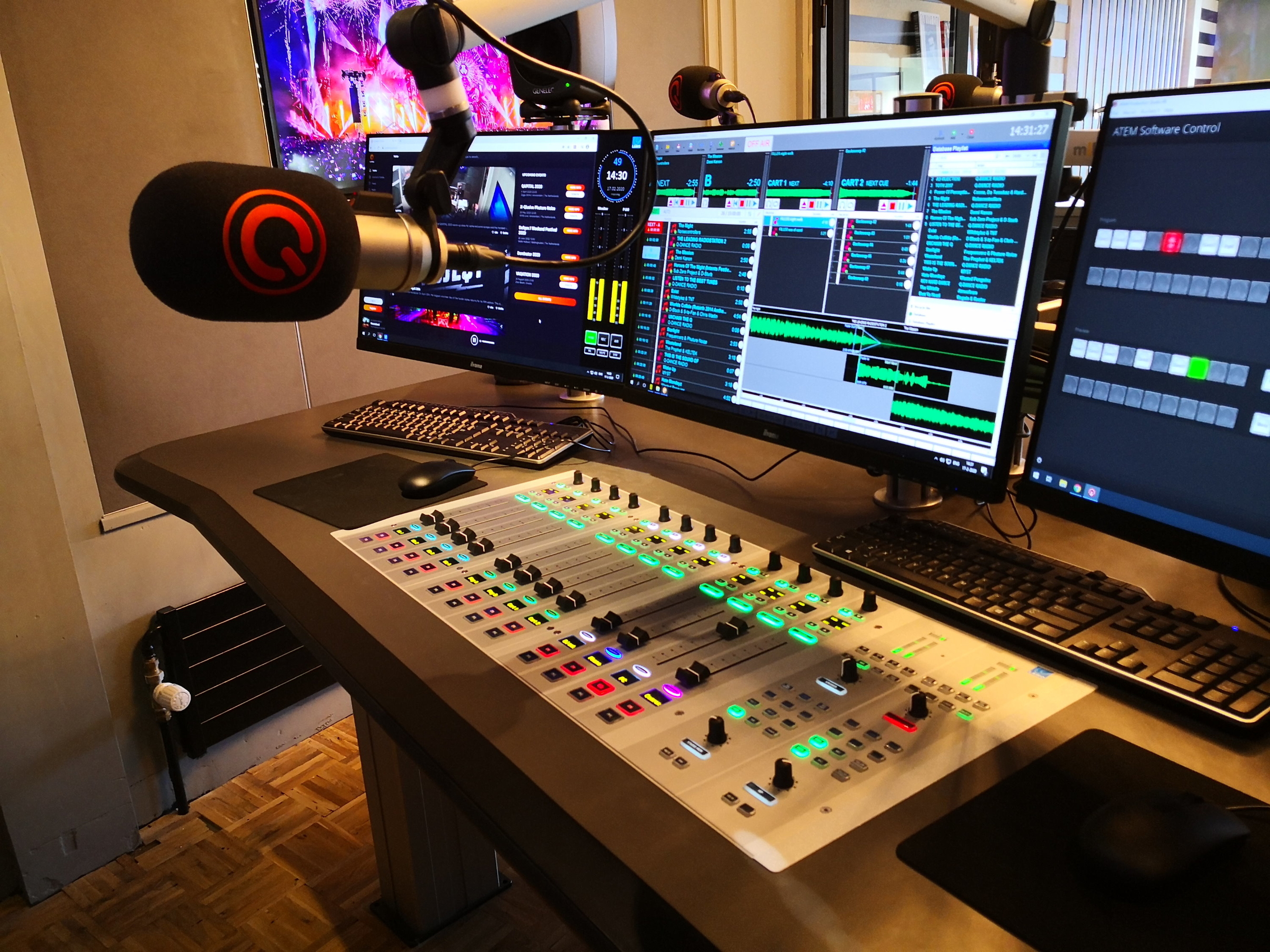 Lawo Takes the Hard Line on Qdance Radio Technology Digital Studio